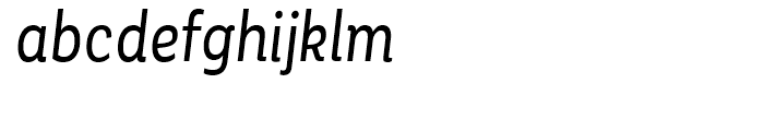 Corporative Alt Cnd Regular Italic Font LOWERCASE
