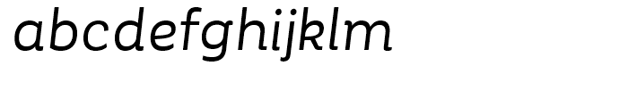Corporative Alt Regular Italic Font LOWERCASE