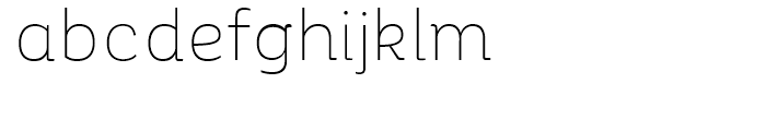 Corporative Alt Thin Font LOWERCASE