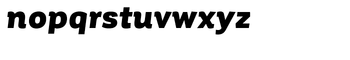 Corporative Black Italic Font LOWERCASE