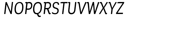 Corporative Cnd Regular Italic Font UPPERCASE