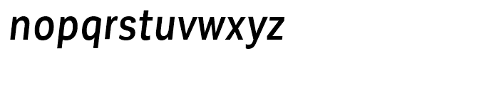 Corporative Sans Cnd Medium Italic Font LOWERCASE