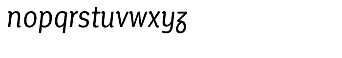 Corporative Soft Condensed Alt Regular Italic Font LOWERCASE