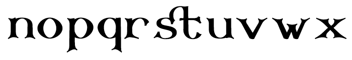 Corsham Black Font LOWERCASE