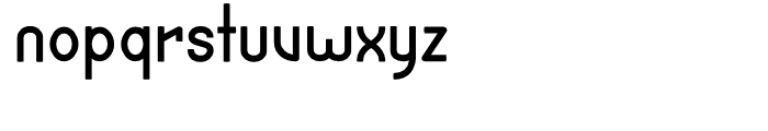 Cortex Bold Font LOWERCASE