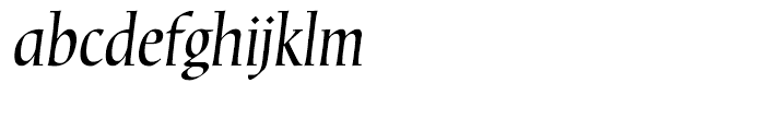 Corvallis Oblique Font LOWERCASE
