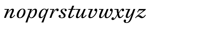 Cosmiqua Italic Font LOWERCASE