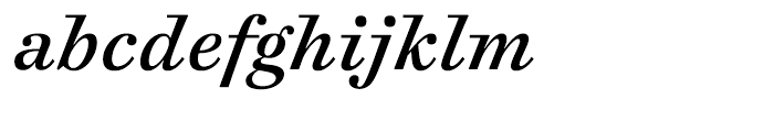 Cosmiqua Semibold Italic Font LOWERCASE