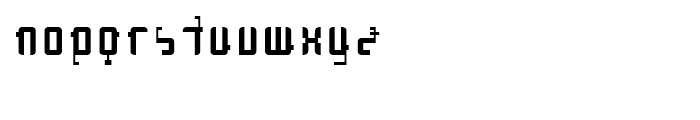 Cosmonaut Gravity Font LOWERCASE