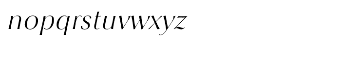 Cotoris Italic Font LOWERCASE