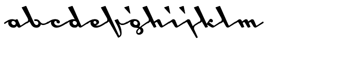 Cottingley Regular Font LOWERCASE