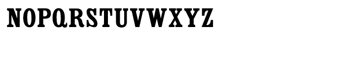 Country Western Black SC Font LOWERCASE