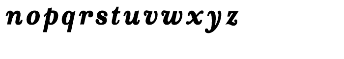 Country Western Italic Fill Font LOWERCASE