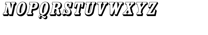 Country Western Italic Open Font UPPERCASE