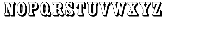 Country Western Open Font UPPERCASE