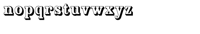 Country Western Open Font LOWERCASE
