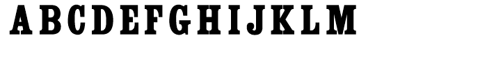Country Western Regular Fill Font UPPERCASE