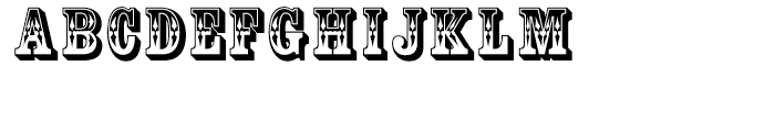 Country Western Regular SC Font UPPERCASE