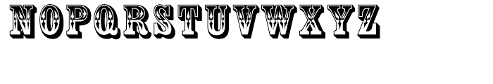 Country Western Regular Font UPPERCASE