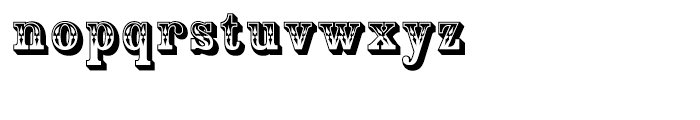 Country Western Regular Font LOWERCASE