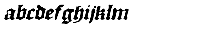 Courant Italic Font LOWERCASE