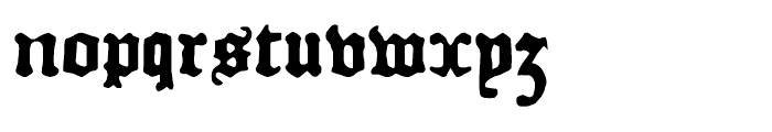 Courant Regular Font LOWERCASE