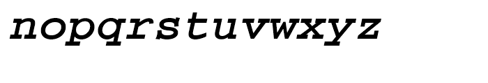 Courier LT Cyrillic Bold Oblique Font LOWERCASE