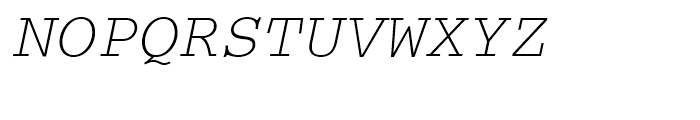 Courier LT Cyrillic Oblique Font UPPERCASE