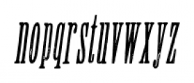 CONDOM Italic Font LOWERCASE