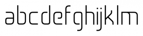 Cogan Curved Light Font LOWERCASE