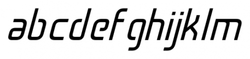 Cogan Straight Oblique Font LOWERCASE