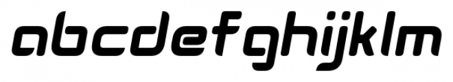 Cogtan Black Oblique Font LOWERCASE