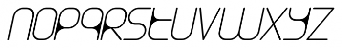 Cogumelo Thin Italic Font UPPERCASE