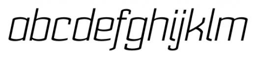 Cohort Light Italic Font LOWERCASE