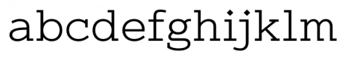 Colón Light Font LOWERCASE