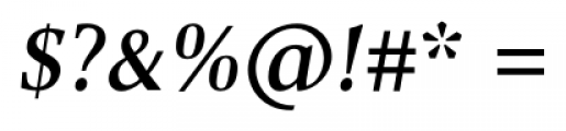 Combi Sans Medium Oblique Font OTHER CHARS