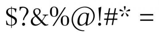Combi Serif Light Font OTHER CHARS