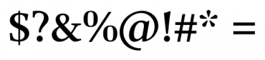 Combi Serif Medium Font OTHER CHARS