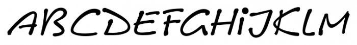 Comix Italic Font LOWERCASE