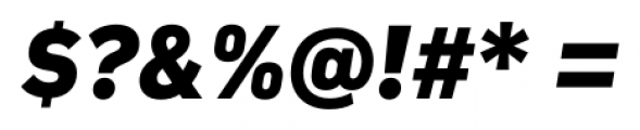 Compasse ExtraBold Italic Font OTHER CHARS