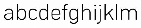 Compasse ExtraLight Font LOWERCASE