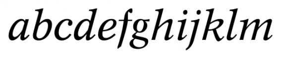 Concept Italic Font LOWERCASE