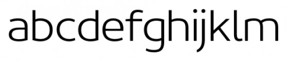 Concord ExtraLight Font LOWERCASE