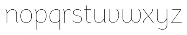 Congenial Hairline Font LOWERCASE