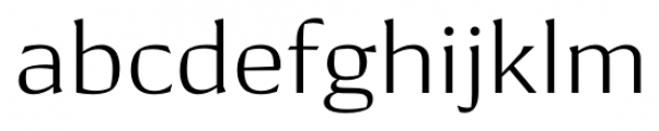 Conglomerate Light Font LOWERCASE