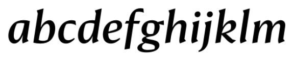 Conglomerate Medium Italic Font LOWERCASE