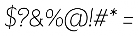 Consuelo Italic Font OTHER CHARS