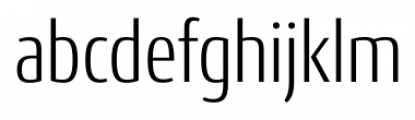 Conto Condensed Light Font LOWERCASE