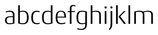 Conto Light Font LOWERCASE