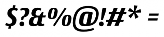 Conto Narrow Extra Bold Italic Font OTHER CHARS